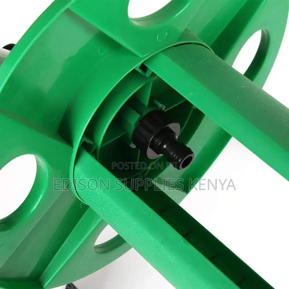 Garden Hose Reel for Hose Pipes Trolley Wt Wheels 45 Metres