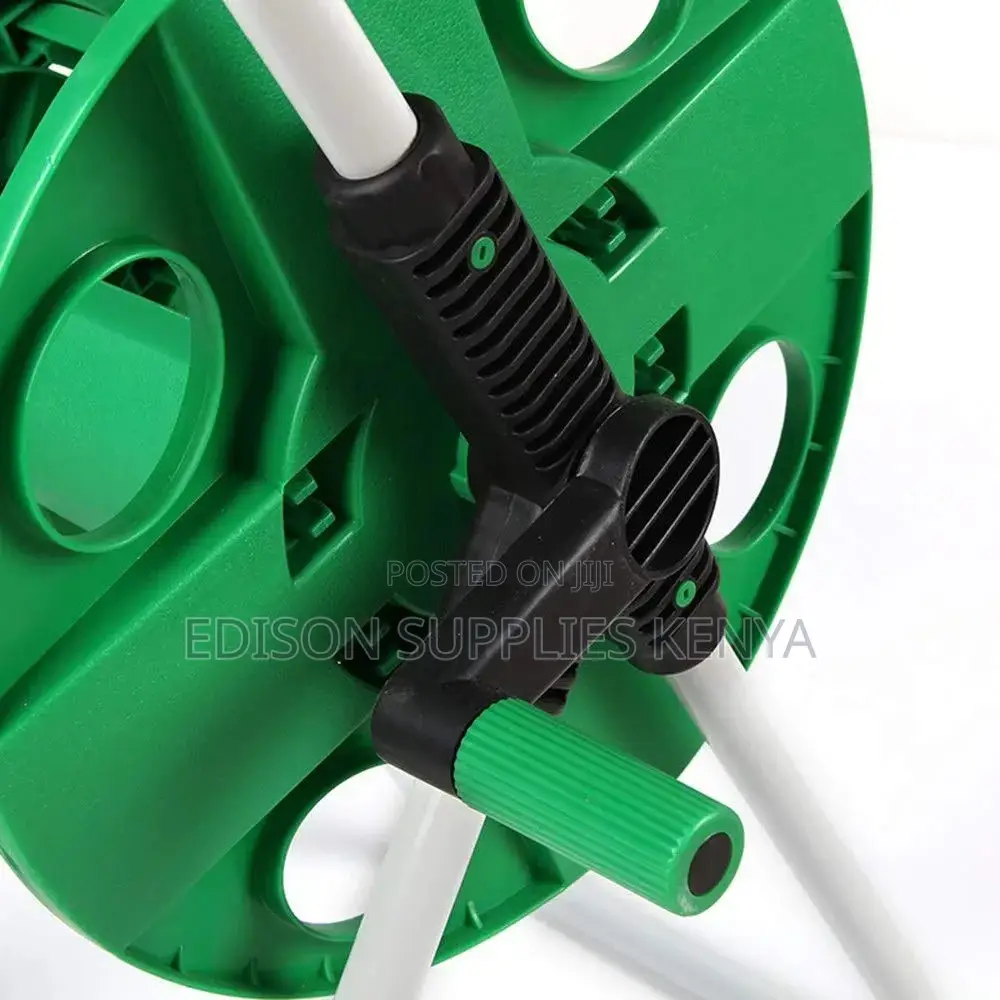 Garden Hose Reel for Hose Pipes Trolley Wt Wheels 45 Metres