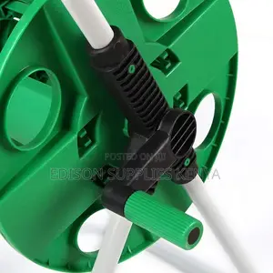 Garden Hose Reel for Hose Pipes Trolley Wt Wheels 45 Metres