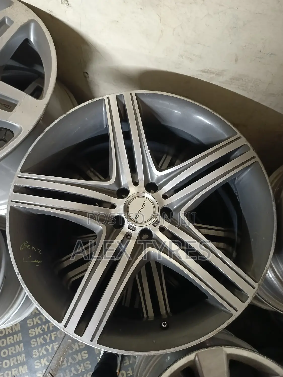 Size 19 Inches Mercedes Benz X Japan Rims Set
