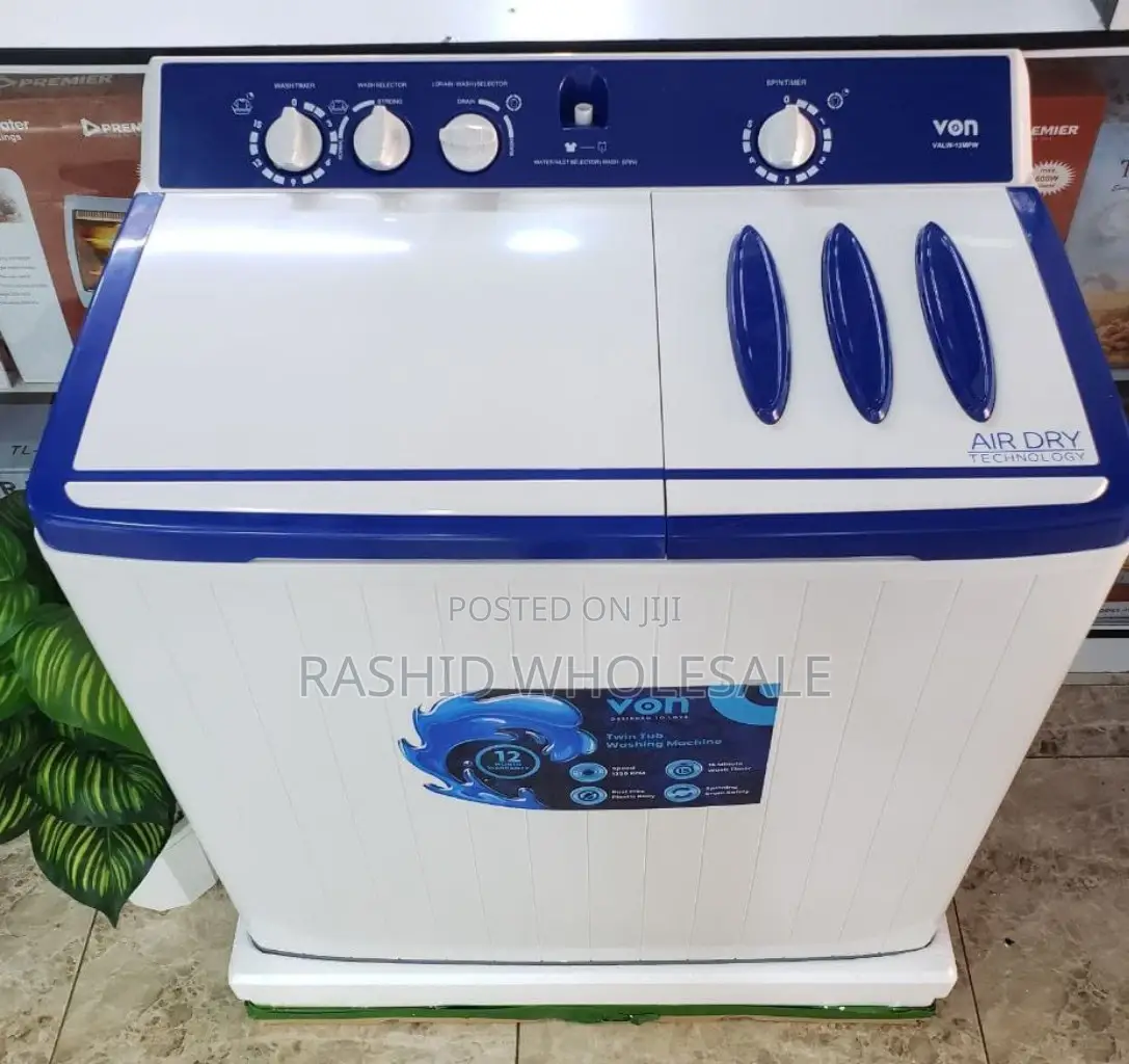 Washing Machine, 12kgs Wash and Spin