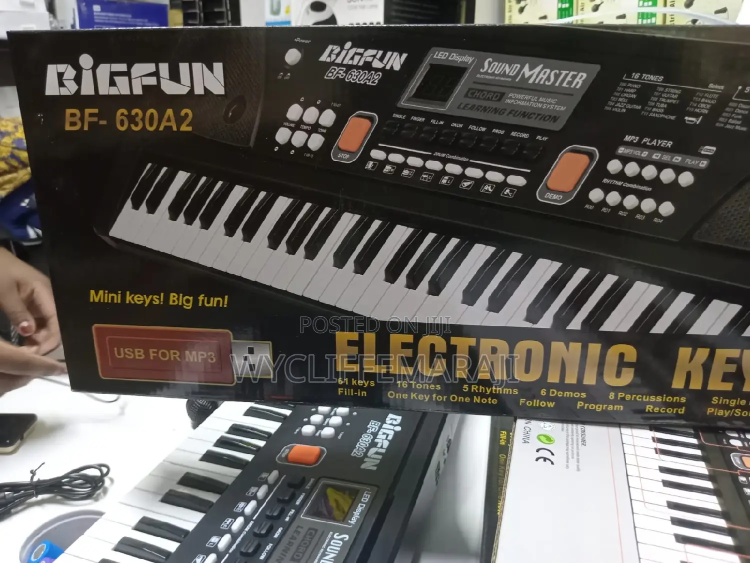 Bigfun 61keys Kids Piano Recording Function and Led Display