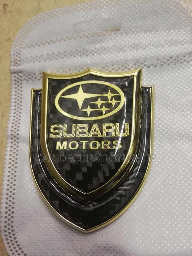 Subaru Motors Stick on Body Badge