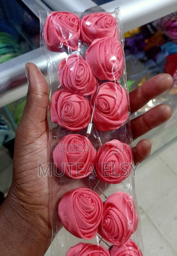 Peach,Grey Orange Lapel Pins - thumbnail 3