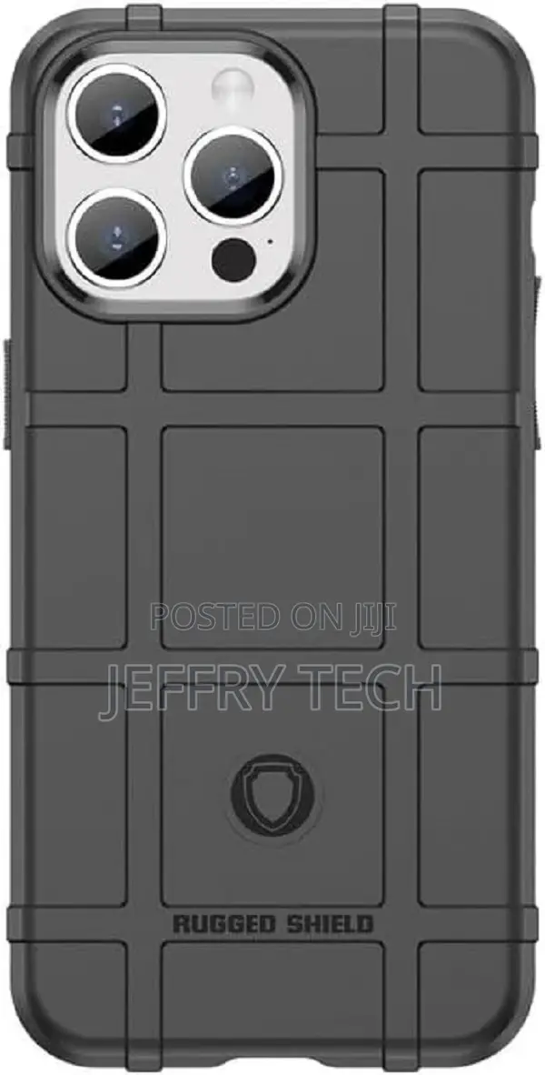 iPhone 15 Pro Max, Full Protection Rugged Shield, Non-Slip