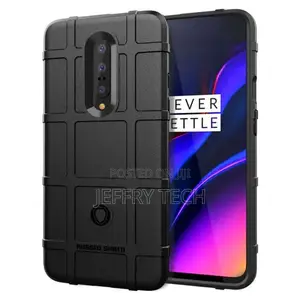 Rugged Shield Oneplus 7 Case - Black