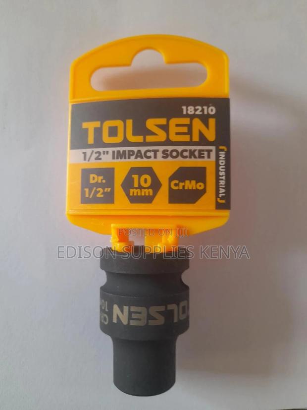 Impact Socket Tolsen 1/2" 10mm Impact Wrench Socket 10mm - main view