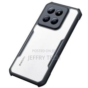 Shockproof Xiaomi 14 Pro Hybrid Cover - Transparent - thumbnail 2