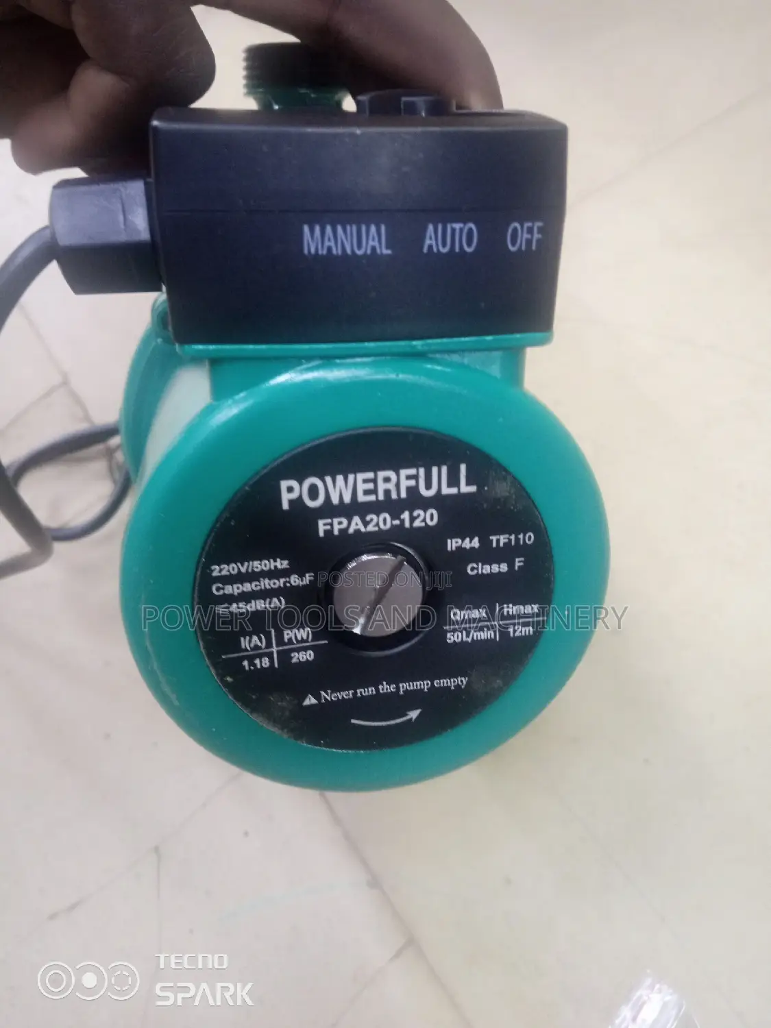 Silent Circulation Water Pump 12m Max Height