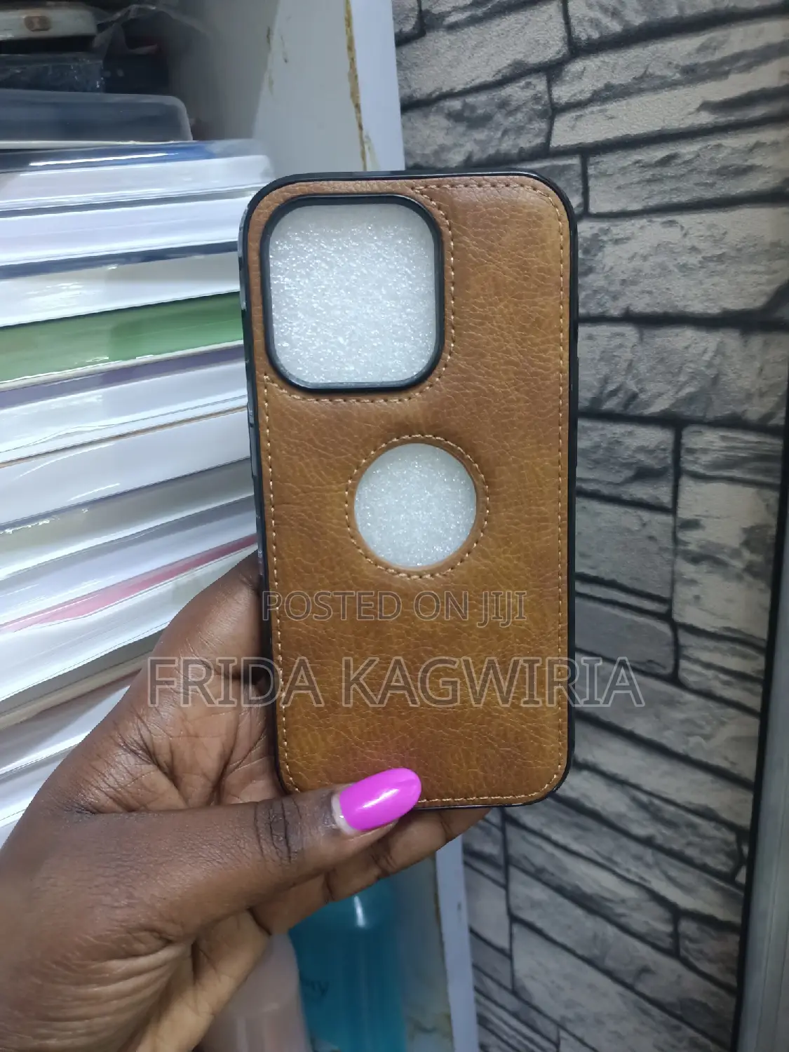 iPhone 14 Pro Leather Back Cover
