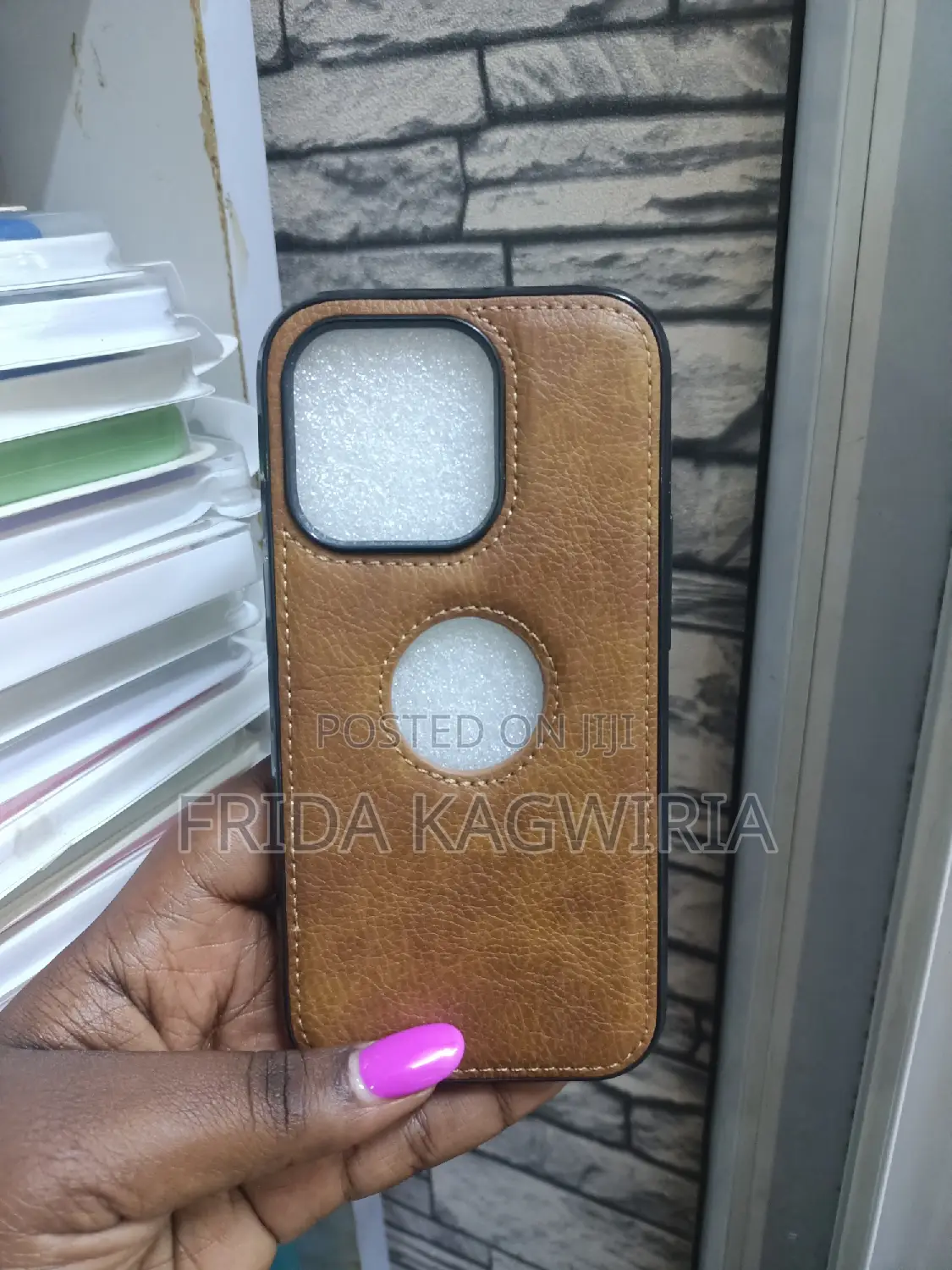 iPhone 14 Pro Leather Back Cover