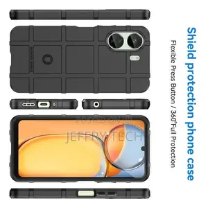 Xiaomi Redmi 13 Case, Laimtop Soft TPU Heavy Duty Rugged Sh
