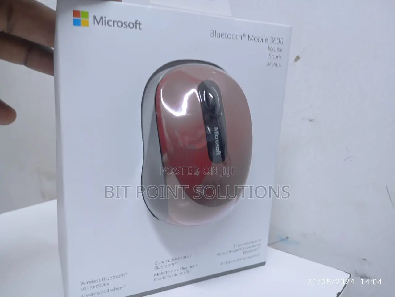 Mouse Microsoft Red Bluetooth
