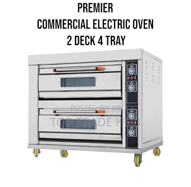 Premier Commercial Electric Oven 2 Decks 4 Trays