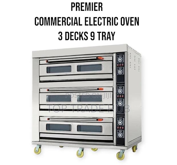 Premier Commercial Electric Oven 3 Decks 9 Tray S