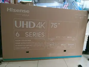 Hisense 75 Inch Smart UHD Frameless A6 Tv
