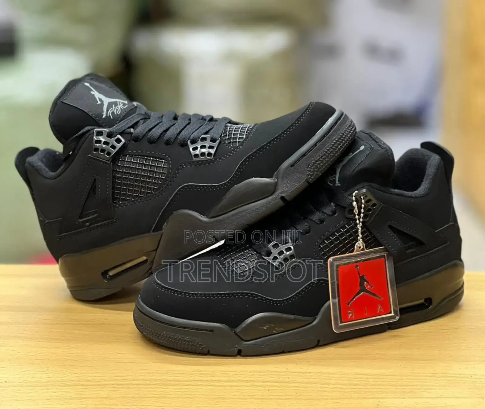 Quality Black Jordan 4s