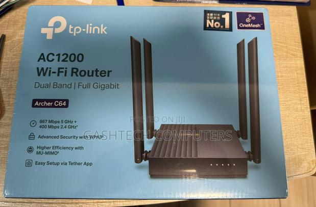 Tp-Link Archer C64 Ac 1200 Wifi Router - thumbnail 3