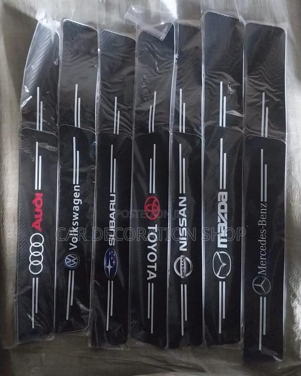 7 Different Car Models 4pc Set Door Antiscratch Stickers - main view