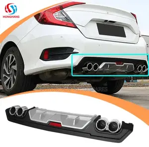 Car Universal Rear Exhaust Spoiler Diffuser