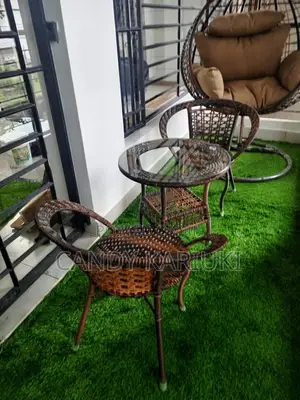 Complete Outdoor Set (2 Chairs, 1 Table Plus a Swing)