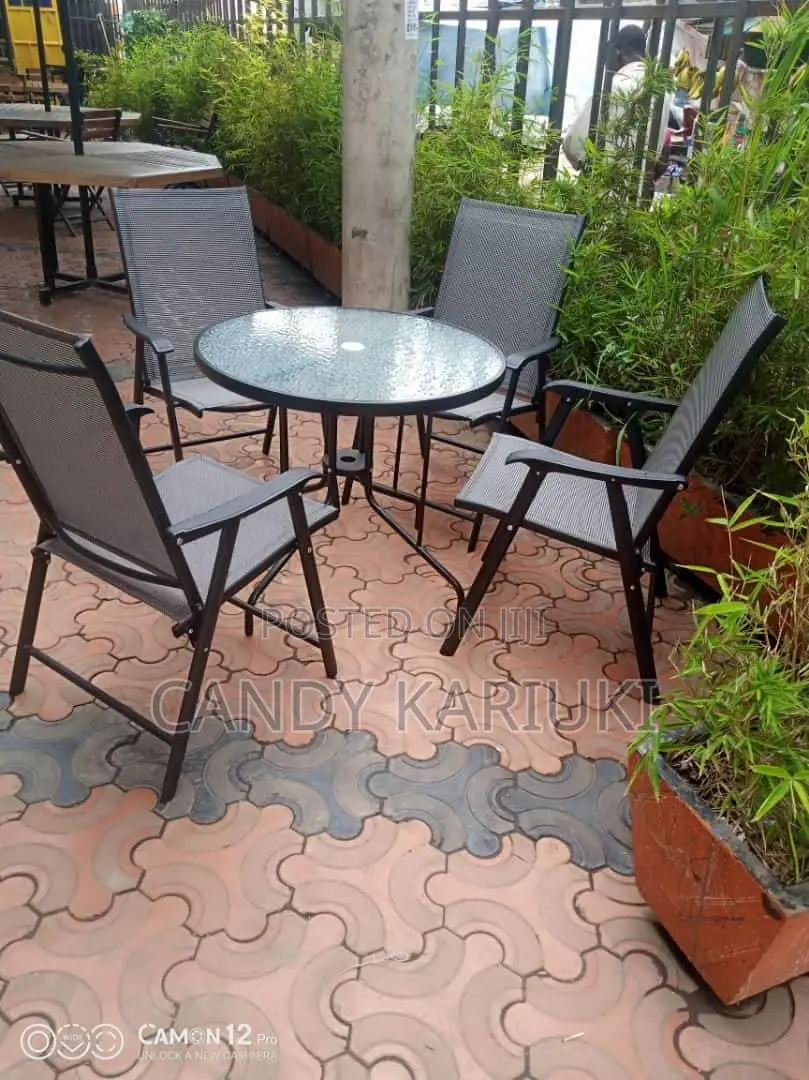 Foldable 4 Seater Balcony Set