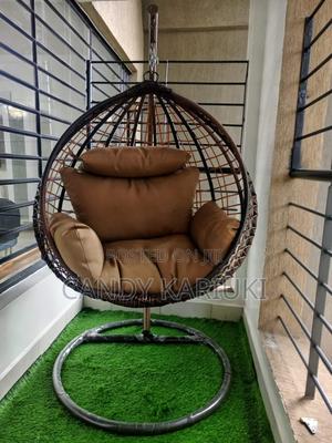 Balcony Brown Swing - main view