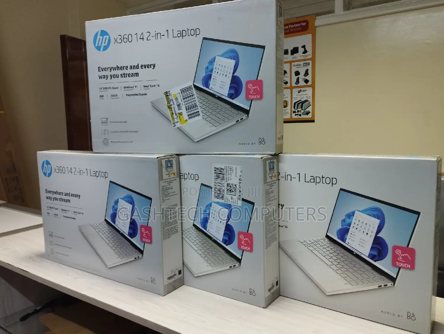 New Laptop HP Pavilion X360 14 8GB Intel Core I5 SSD 512GB