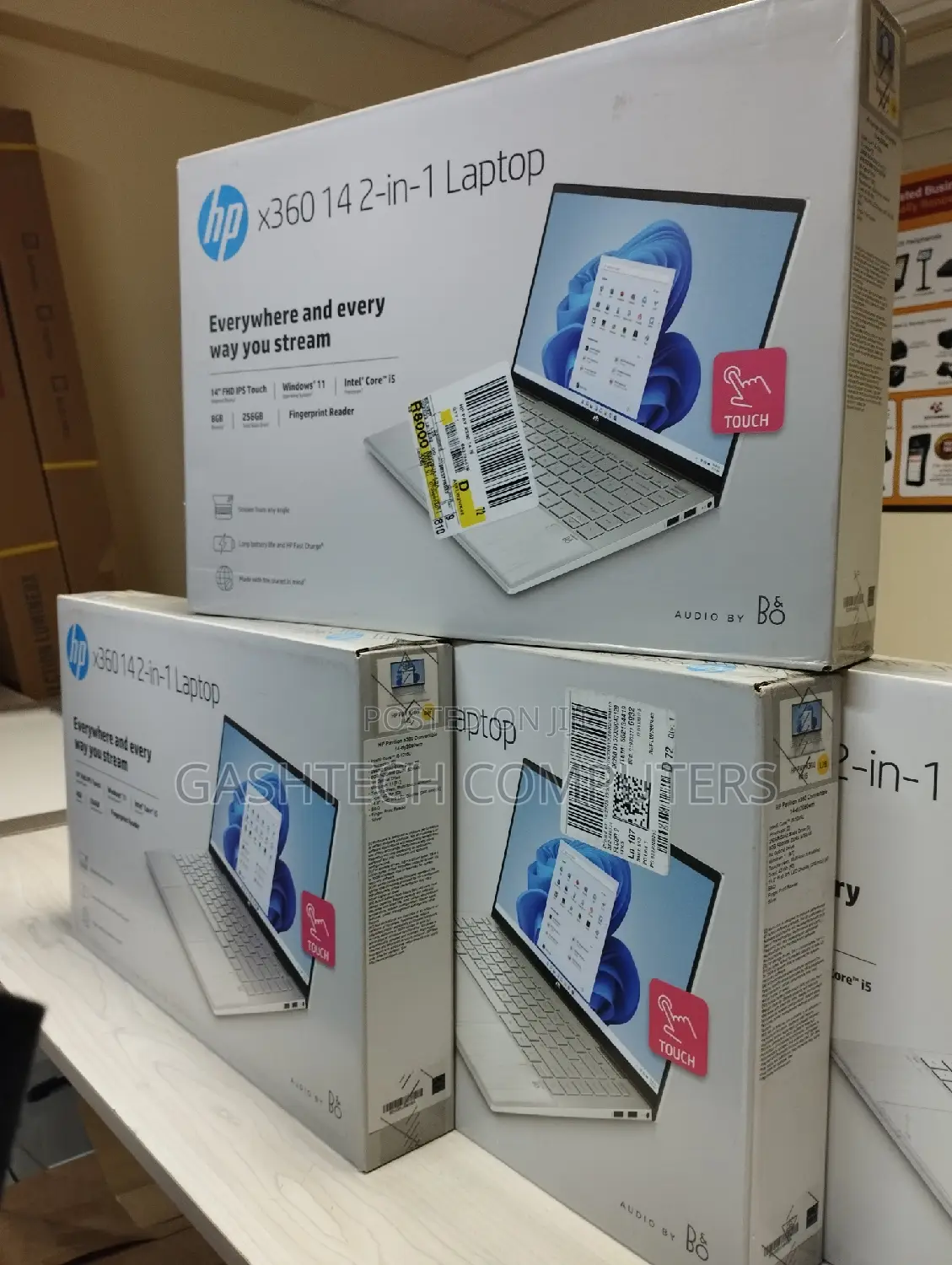 New Laptop HP Pavilion X360 14 8GB Intel Core I5 SSD 512GB