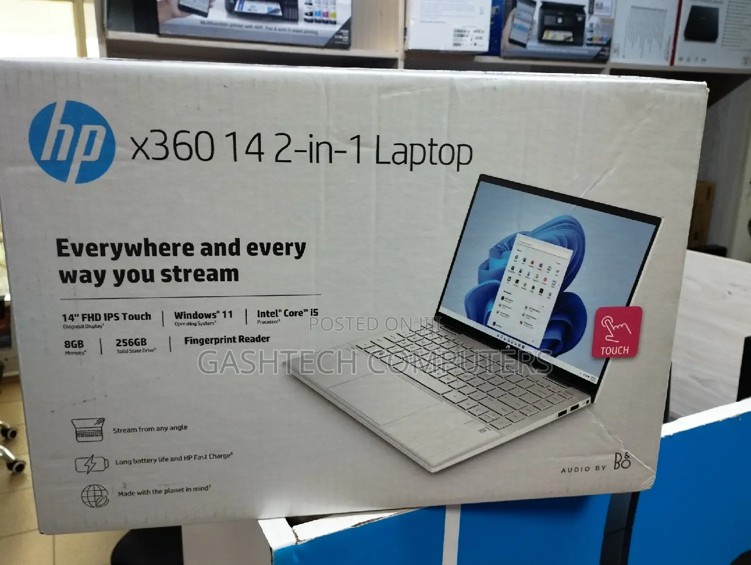 New Laptop HP Pavilion X360 14 8GB Intel Core I5 SSD 512GB