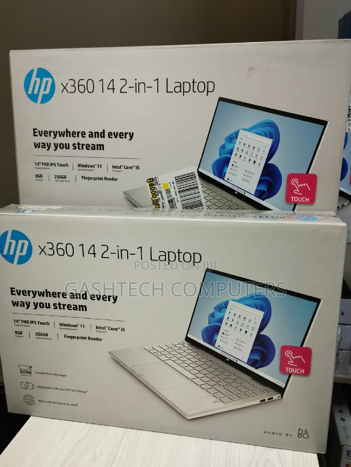 New Laptop HP Pavilion X360 14 8GB Intel Core I5 SSD 512GB