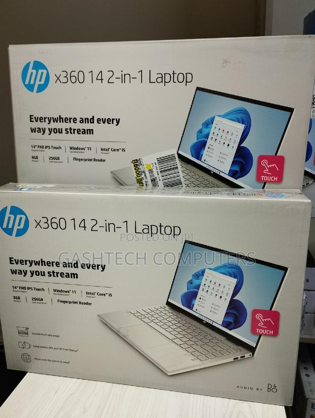 New Laptop HP Pavilion X360 14 8GB Intel Core I5 SSD 512GB - thumbnail 5