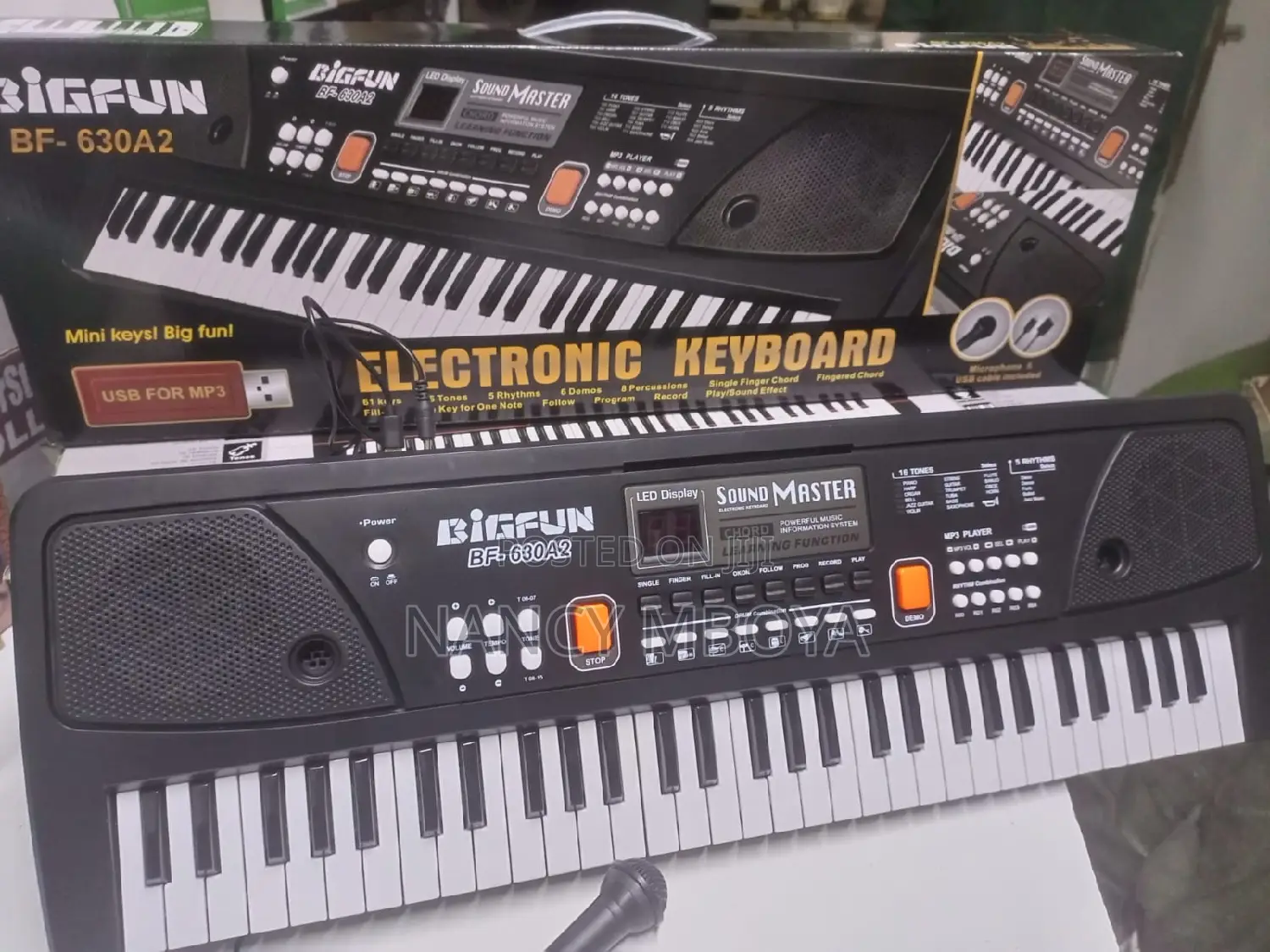 Bigfun 61 Key Mini Electronic Keyboard
Bf-630a2