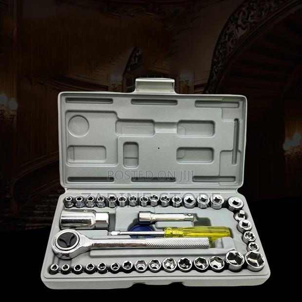 40pcs Car Repair Tool 1/4" Socket Set Wrench Set - main view