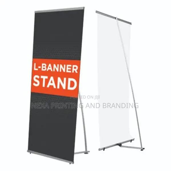 Quality L-Standing Banner