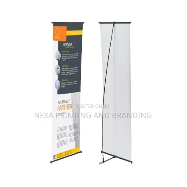 Quality Free Standing L-Stand Shape Banner