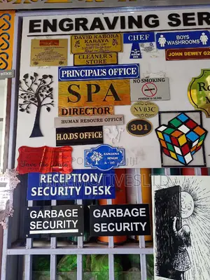 Perspex Signs Engraving