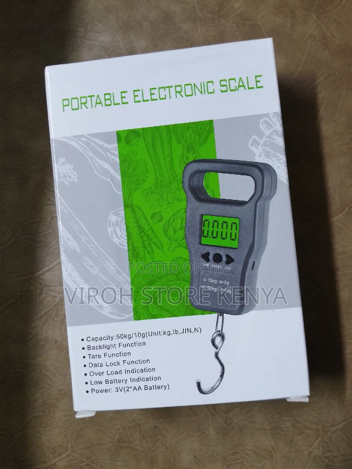 50kgs Rechargeable Weighing Scale