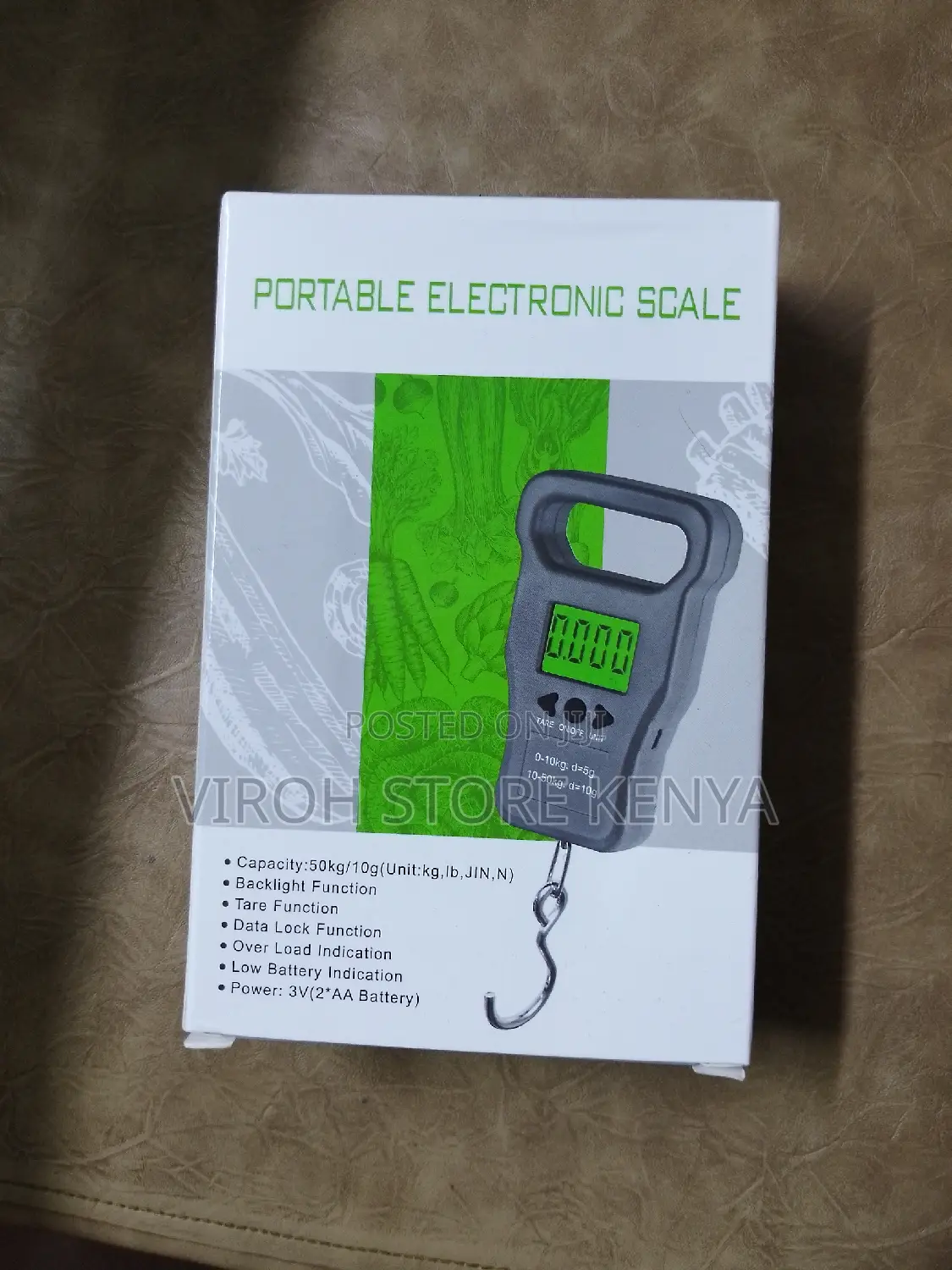 50kgs Rechargeable Weighing Scale