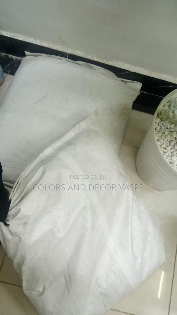 30kg Sacks of White Decorative Pebble Stones