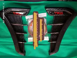 2pc TRD Carbon Finish Car Door Side Air Vent
