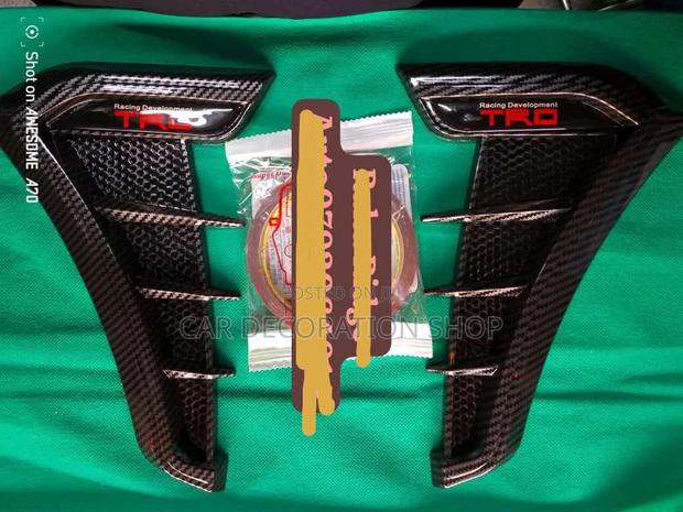 2pc TRD Carbon Finish Car Door Side Air Vent