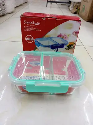 Lunch Box/Partition Lunch Box/Glass Heat Resistant Lunch Box