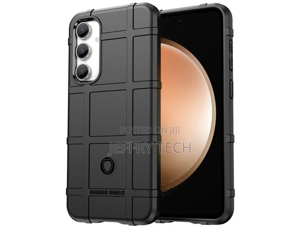 Samsung Galaxy S23 FE Rugged Shield Anti-Shock Case Black - main view