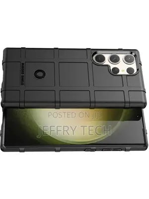 Samsung Galaxy S23 Ultra Rugged Shield Anti-Shock Case Black