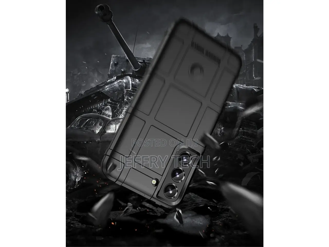Samsung Galaxy S23+ Rugged Shield Anti-Shock Case Black