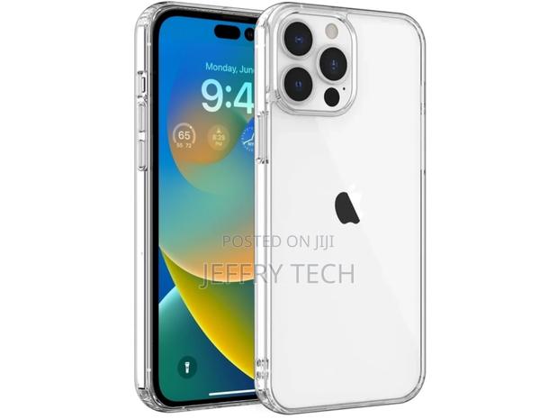 Apple iPhone 14 Pro Max Gummi Hülle TPU Clear Case - thumbnail 3