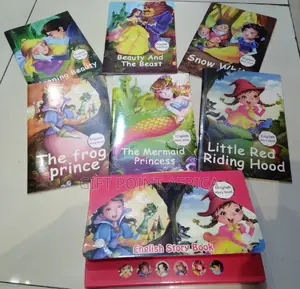 A Set of 6 English Story Books for Kids