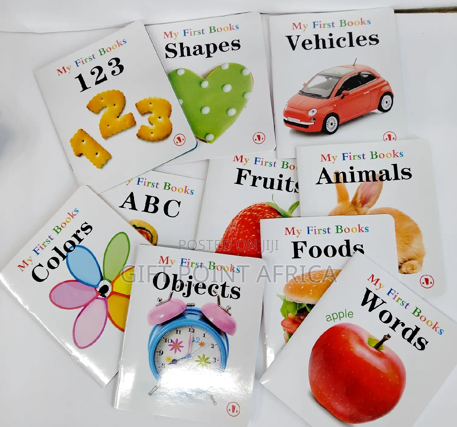 A Set of 10 Pieces My First Books for Kids