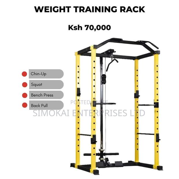 Multiple Functions Weight Training Rack